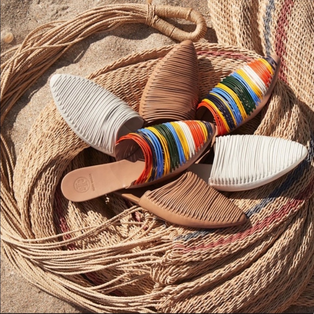 tory burch sienna flat slide mule